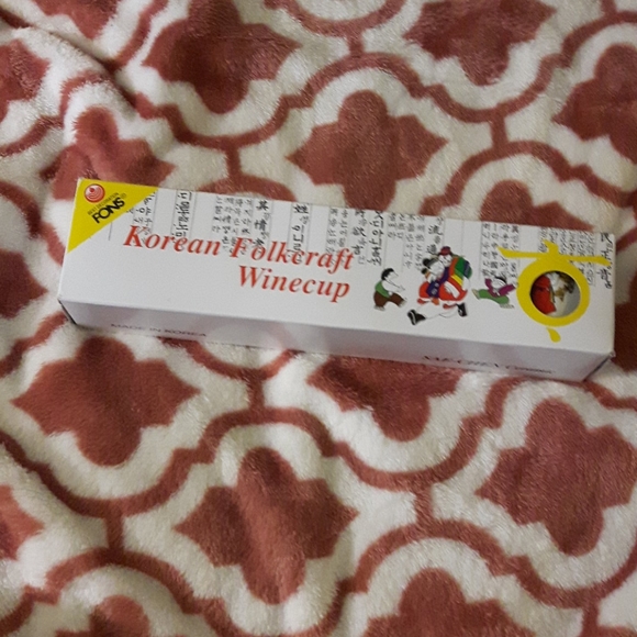 sae-chen ceramic Korean folkcraft wine cup - Picture 2 of 6